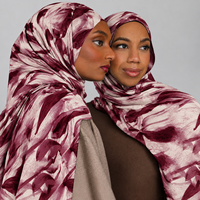 Hijab en modal personnalisé, fabricant de modal, faible MOQ, doux, léger, motif à pois, écaille de tortue et zèbre