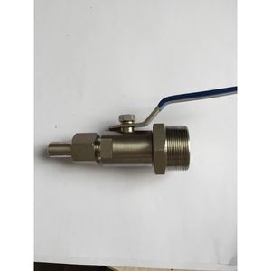 Vanne à boisseau sphérique haute pression en acier inoxydable 1 pouce filetée pour application de pompage d'eau - Product Image 1