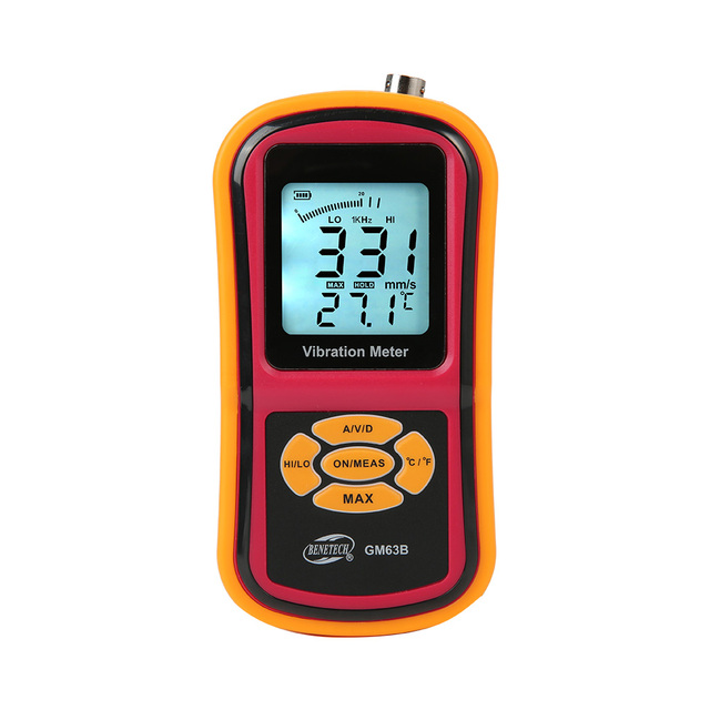 Portable Digital Vibration Meter Vibrometer Analyzer Split Type Tester