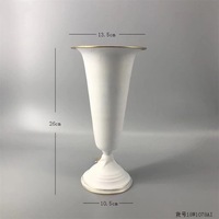 Pot de fleurs vintage de luxe en métal doré, centres de table de mariage, décorations de table, vase en fer texturé en relief, pour intérieur, maison, jardin, hôtel