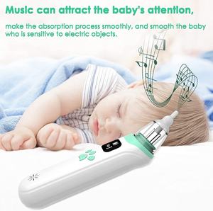 2024 Großhandel elektrische Nasen sauger Vakuum für Babys Silikon Nasen reiniger Heimgebrauch Nase Säugling Baby Nasen sauger - Product Image 2