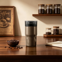 Gobelet à café isotherme à double paroi de 350 ml (12 oz) avec filtre à café pliable pour une utilisation en extérieur, garde au froid pendant 12 heures