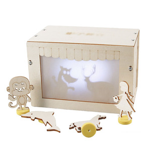 Teatro de Sombras de Madera para Experimentos Científicos, Proyecto de Ciencia DIY, Manualidades para Niños de 0 a 3 Meses, Ensamblaje <span class=keywords><strong>Creativo</strong></span>, Unisex - Product Image 1