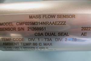 เซ็นเซอร์วัดการไหลของมวลแบบคอริโอลิส Mi*cro Mo*tion CMF025 M314NRAAEZZZ 9-Wire ขนาด DN6 1/4'' ผลิตจากสแตนเลส 316L คุณภาพสูง - Product Image 5
