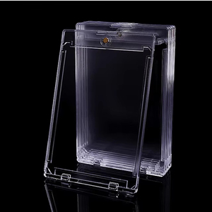 Étuis pour cartes QY One Touch 100% transparents en PVC, pour cartes de collection et cartes à échanger - Product Image 3