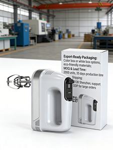 Mini batteur électrique à main pour la pâtisserie, batteur à œufs, <span class=keywords><strong>robot</strong></span> culinaire, batteur électrique avec affichage numérique, appareils de <span class=keywords><strong>cuisine</strong></span> - Product Image 5