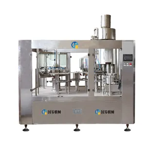 3-in-1 bottle washing filling capping machine / mineral water bottling plant