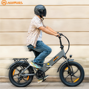 Bicicleta Eléctrica Plegable EU Premium HillMiles Mile2, 250W, Alcance de 100KM, Batería de Litio de 36V 13Ah, Neumáticos Gruesos de 20 Pulgadas para Adultos - Product Image 1