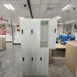 Customized 6-<b>Door</b> Steel Locker with Key <b>Lock</b> <b>for</b> Gym <b>Bedroom</b> or Swimming Pool <b>for</b> Office Use - Product Image 6