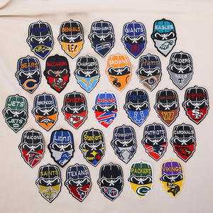 American Sports Fan Collectibles USA Football Teamロゴ刺繍パッチ衣類バッグ用アイロン - Product Image 1