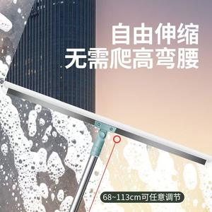 Escobilla mágica telescópica de silicona para raspar el suelo, de acero inoxidable, para limpieza de cocina y baño - Product Image 5