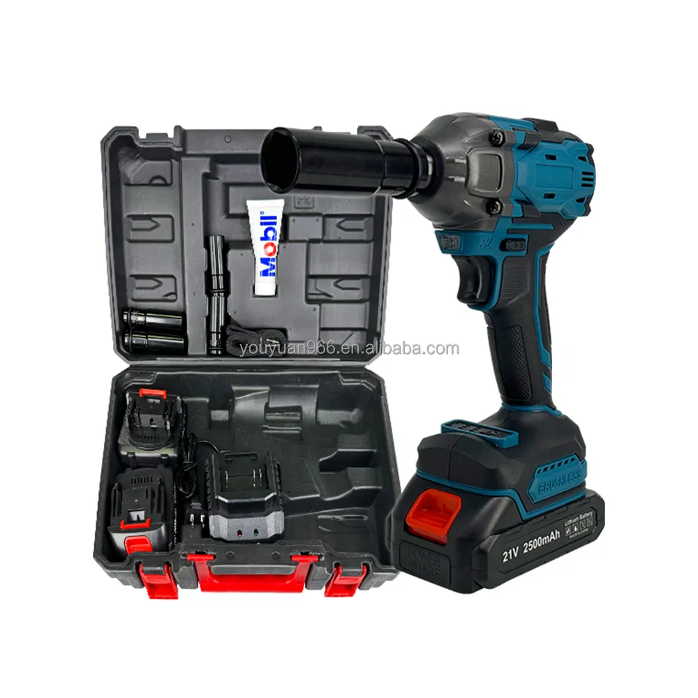 Wholesale Lithium Cordless Ratchet Wrenches Rechargeable Battery Electric Torque Cordless Impact Wrench