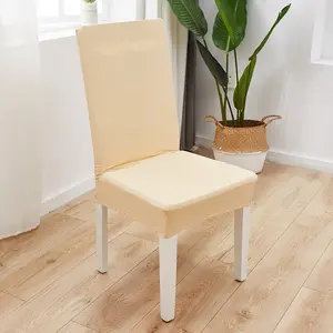 다리 의자 커버 Suppliers-홈 호텔 일반 탄성 의자 커버 전체 패키지 단색 의자 저렴한 의자 커버 빨 식당 의자 보호대 커버