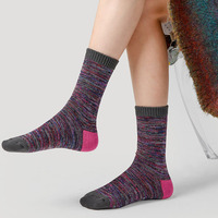 Renaissance femmes hiver chaud coton chaussettes rétro épais mi tube conception en gros pour les femmes