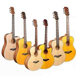 Wholesale <strong>Custom</strong> 6-<strong>String</strong> Acoustic Travel <strong>Guitars</strong> Economical Option in 30/36/38/40/41 Inch Sizes for Kids Musical Instrument - Product Image 1
