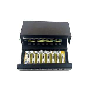 Cat6A Cat6 Cat5e Panneau <span class=keywords><strong>de</strong></span> brassage réseau blindé 8 ports <span class=keywords><strong>12</strong></span> ports <span class=keywords><strong>Rj45</strong></span> Module trapézoïdal 1U Boîte <span class=keywords><strong>de</strong></span> panneau <span class=keywords><strong>de</strong></span> brassage - Product Image 4