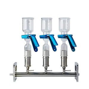 实验室化学多玻璃歧管真空支架过滤系统