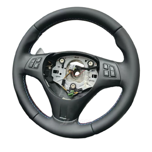 <span class=keywords><strong>Volante</strong></span> de Cuero para Auto <span class=keywords><strong>BMW</strong></span>, Compatible con <span class=keywords><strong>BMW</strong></span> E36 E39 E46 E60 E63 E82 E87 E90 E91 E93 M3 E92 X3 E83 X5 E53 E70 E71 M3 M6 - Product Image 2