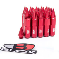 BLOX aluminium à pointes Tuner roues écrous de roue M12X1.5 60mm étendu JDM voiture de course jantes boulons M12X1.25 550NSPK