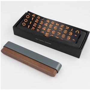 Accesorios para el coche Número de teléfono del coche Placa de madera y metal Accesorios para vehículos Uso duradero Número de teléfono Tarjeta de estacionamiento - Product Image 5