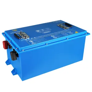 Batterie de voiturette de golf au lithium 51.2v 105Ah IP67 Lifepo4 avec système de communication intelligent 600A CCA bluetooth
