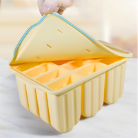 Moule en silicone sans BPA à 12 cavités avec couvercle et bâtonnets en bois, moule réutilisable pour yaourt, fruits, glaces, sucettes glacées, outils de fabrication de crème glacée DIY
