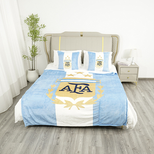 Vente en gros – Nouveauté : Couverture tricotée 100 % polyester, motif argentin, confortable, douce et légère, style écossais, personnalisable, toutes saisons - Product Image 4