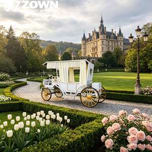 รถม้าไฟฟ้าชมวิวสุดฮิตปี 2026 แบบ 4 ล้อ สำหรับงานแต่งงานและบริการรับส่งในสวนสนุก - Product Image 1