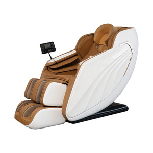 เก้าอี้นวดที่บ้าน AUX 516 รุ่น SL รางนำแบบ 4D พร้อมหัวนวดแบบหุ่นยนต์ สีกากีเทา - Product Image 1