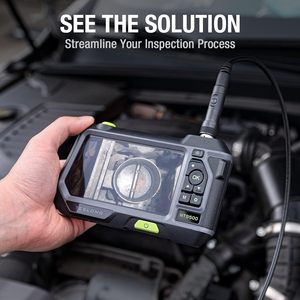 Caméra d'inspection endoscopique industrielle étanche à double objectif, écran LCD IPS de 5 pouces, sonde de 9,8 pieds, vidéo 720p, carte Micro SD <span class=keywords><strong>Teslong</strong></span> - Product Image 6