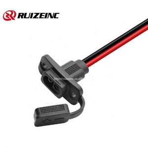 Özelleştirilmiş Sae güneş 2-Hole yan duvar şasi kablosu yeni enerji güç kablosu 30A akım ile tozluk - Product Image 1