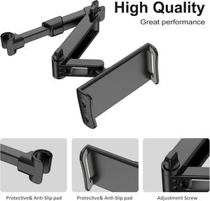 Support de téléphone universel pliable et créatif pour voiture, fixation rapide, pour utilisation sur lit ou siège arrière – Idéal pour téléphones et tablettes - Product Image 4