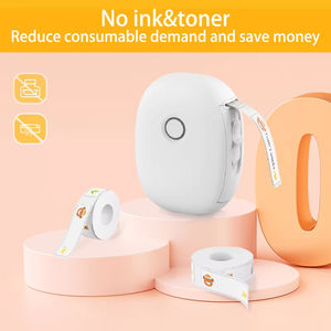 Mini imprimante d'étiquettes avec rouleau de papier à l'intérieur du nom autocollant Machine d'impression d'étiquettes Portable BT Mini imprimante de téléphone - Product Image 2