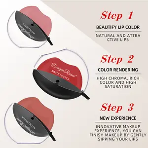 Meilleure vente Forme des lèvres longue durée blanchissant hydratant maquillage velours changement de couleur rouge à lèvres pour fille