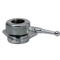 Surface durable moletée de Chrome de cylindre de pinces de colliers d'haltères de ruban magnétique en métal