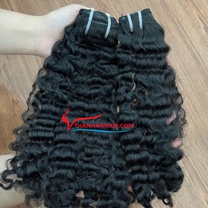 Meilleure vente paquets de cheveux humains vietnamiens bruts cheveux crus bouclés birmans 100% extensions de cheveux vietnamiens non transformés - Product Image 5