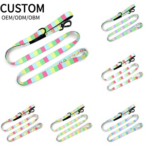 Laisse pour chien tressée robuste, laisse de sécurité anti-évasion pour animaux de compagnie avec boucle solide - Product Image 1