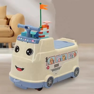 Nuova progettazione di plastica Multi-funzionale auto giocattolo per bambini carina con luci musicali e tavolo da disegno - Product Image 3