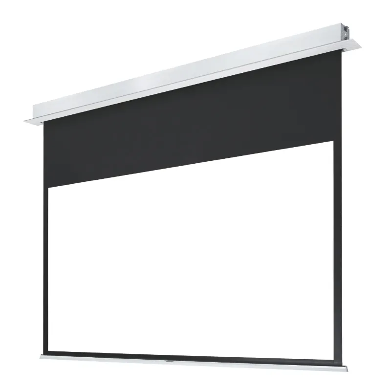 Matt White Electric Motorized in Ceiling Projection Screens Video smart projector Screen for Projector