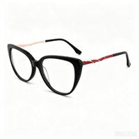 Lunettes de protection anti-lumière bleue en acétate texturé avec branches métalliques exquises, unisexe, pour les loisirs et la vie quotidienne