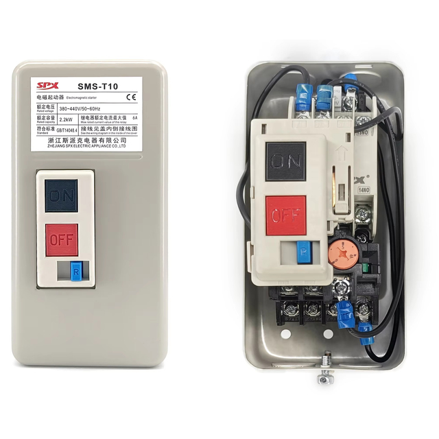 SPX SMS-T10(3KW) 1/3 Phase Soft Starter Switch for AC Motors 110V/220V/380V/440V Voltage Range CE CB Certified 2 Years Warranty