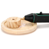Rolicy Mini Kit de pistolet à colle chaude avec bâtons de colle chaude (10 pièces), pour la décoration de la maison, l'artisanat et les réparations rapides, 3.7V, 2000mAh, USB-C
