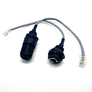Connecteur étanche pour câble Ethernet LAN RJ45, type long <span class=keywords><strong>M25</strong></span>, montage sur panneau, extérieur - Product Image 6