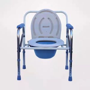 Silla de Inodoro Plegable Resistente de Acero con Capacidad de 250 Kg para Personas Mayores, Equipo de Seguridad para Baño - Product Image 3