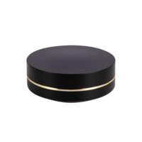 Boîte de fond de teint coussin d'air noire, mini étui compact vide pour coussin d'air, conteneur pour blush en coussin, pour emballage cosmétique, couleur nude