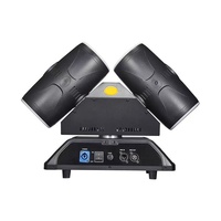 Nouvelle tête mobile LED double tête GBR-DH480 DMX 4 x 80W RGBW avec angle de faisceau de 3,5° et IP33 pour clubs/mariages/spectacles en direct