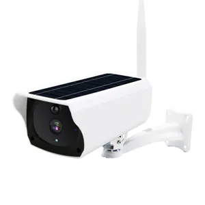 Kamera IP Cerdas Tuya Wifi Tenaga Surya, Kamera IP Cerdas 2MP 1920*1080 HD 1080P Luar Ruangan Tahan Air