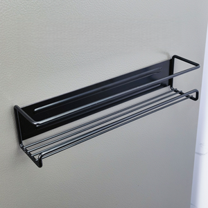Étagère magnétique sans perçage pour réfrigérateur - Support latéral multifonctionnel pour assaisonnements, conserves et condiments, design gain de place - Product Image 5