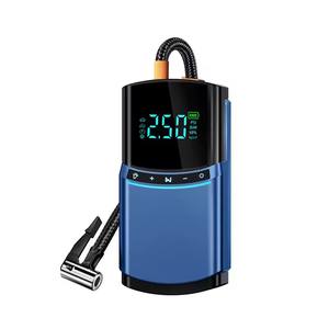 Garantie de qualité Démarreur de voiture avec pompe à <span class=keywords><strong>compresseur</strong></span> d'air Gonfleur de <span class=keywords><strong>pneu</strong></span> 10400mah avec écran LCD Lumière LED - Product Image 3