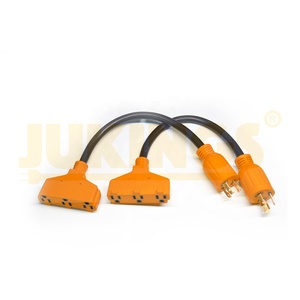 Bộ chuyển đổi 15Amp 18inch từ L5-30P đến 3 1-15r loại đầu cuối nữ NEMA 5-15r với dây sjtw 15A Dòng định mức - Product Image 6